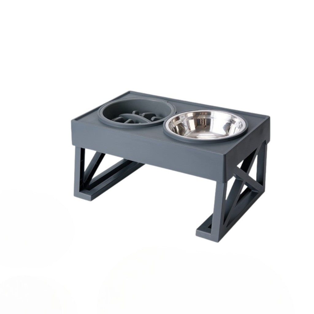 3-fach höhenverstellbarer Slow Feeder Hundenapf – Rutschfest & Kippbar