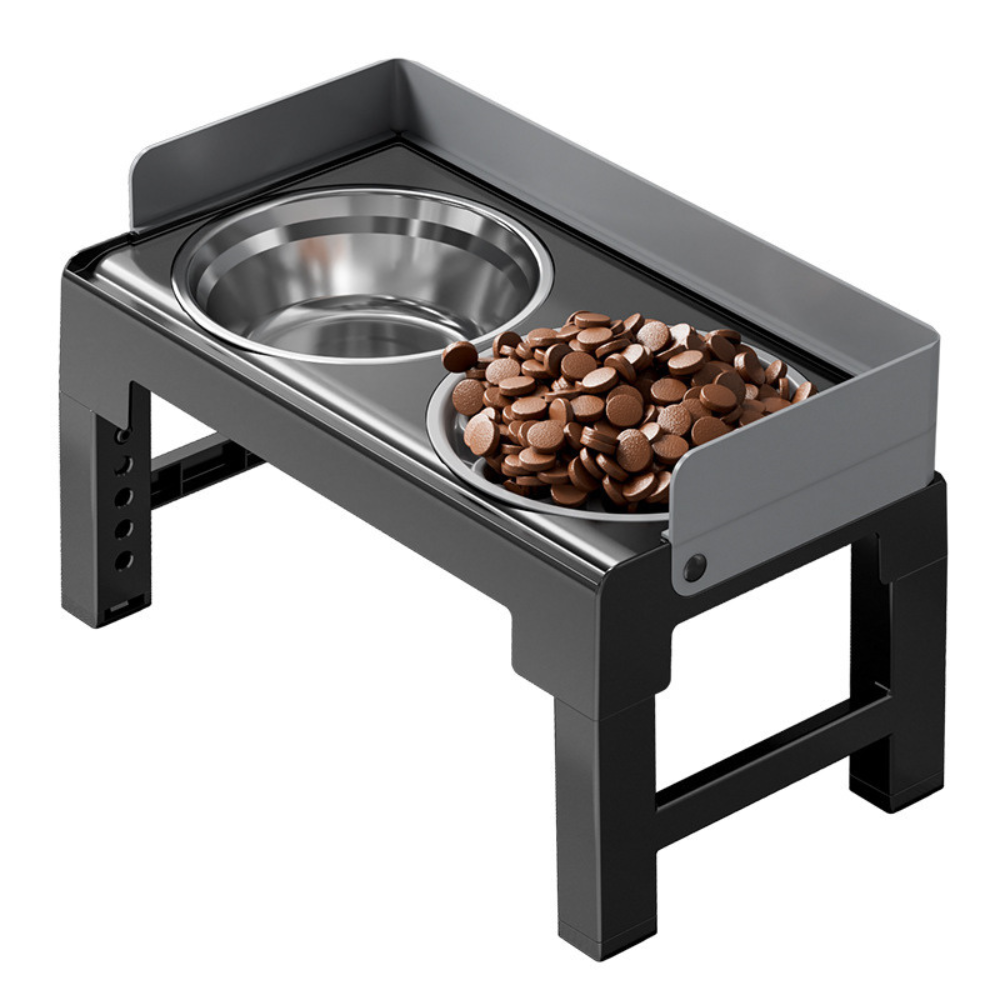 raised dog bowl stainless steel pet